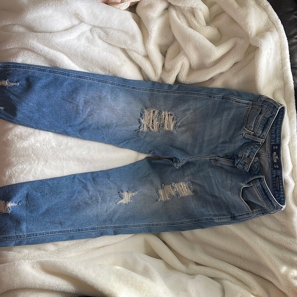 Ultra high rise mom jean